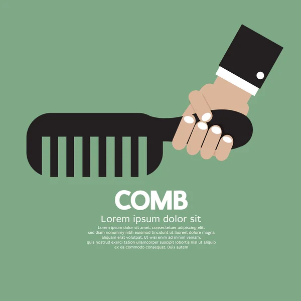 Comb Vector Illustration — Stock Vector