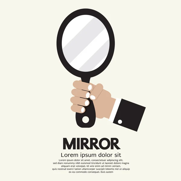 Illustration vectorielle miroir — Image vectorielle