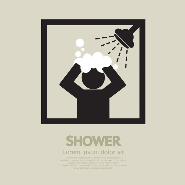 Shower Vector Illustration — Stock Vector