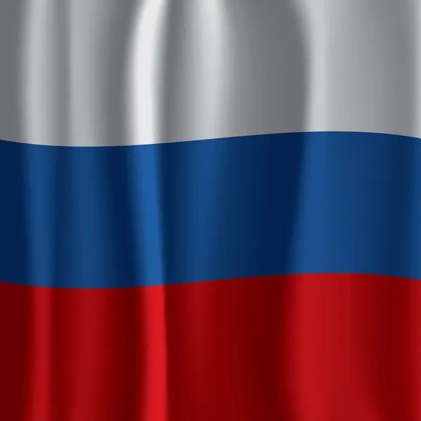 Russia Flag Curtain Vector Illustration — Stock Vector