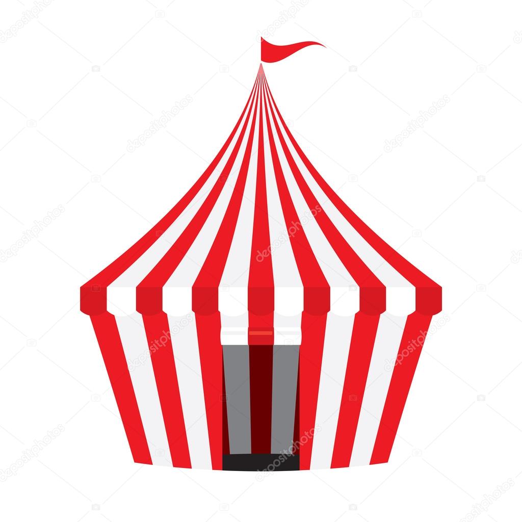 Circus Tent Vector Illustration