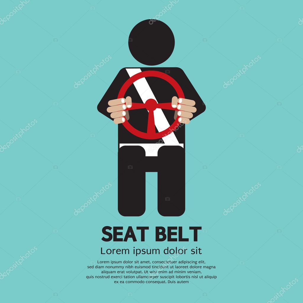seat belt vector