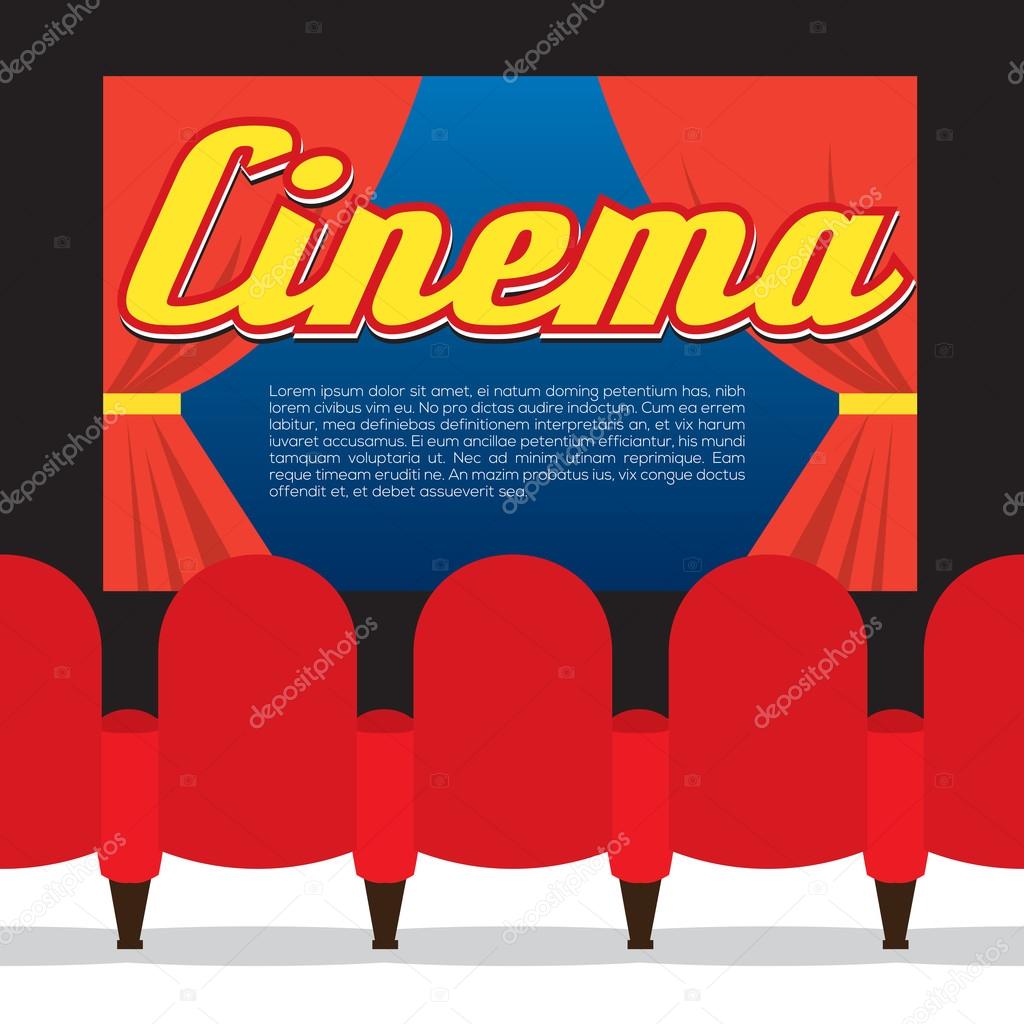 Cinema Seats In Front Of Screen
