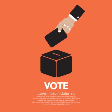 Voting System Vector Illustration clipart
