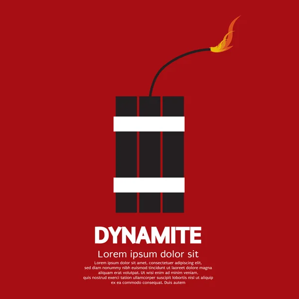 Illustration vectorielle dynamite — Image vectorielle