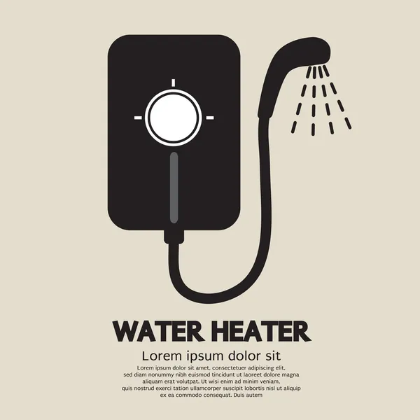 Water heater vectorillustratie — Stockvector