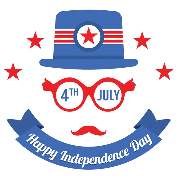 Šťastný den nezávislosti — Stockový vektor