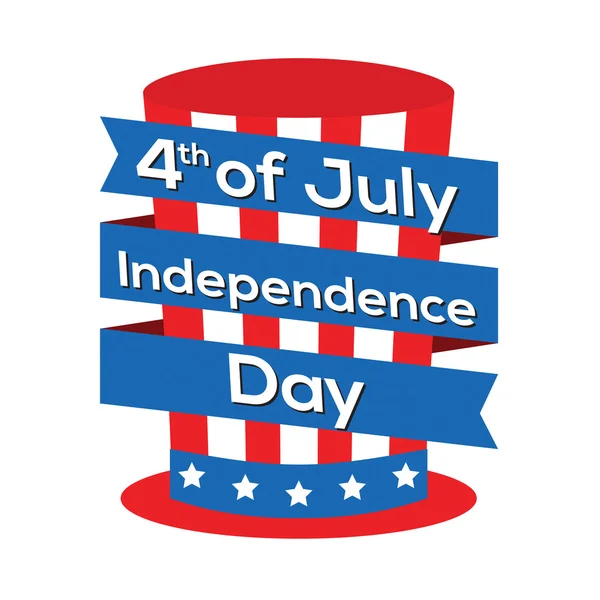 4th of July Independence Day — Stock Vector