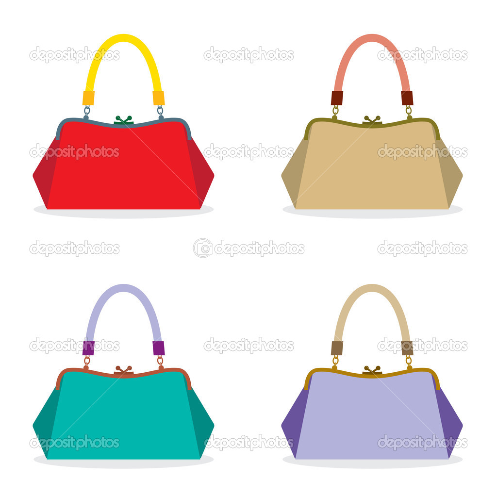 Women Bags Vector Illustration