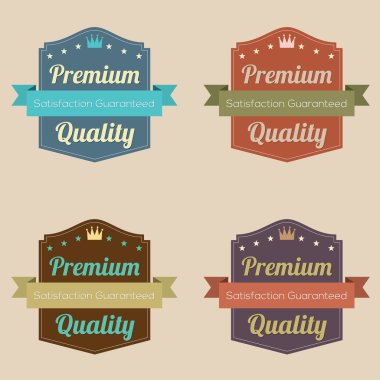 retro vintage etiket kümesi