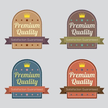 retro vintage etiket kümesi