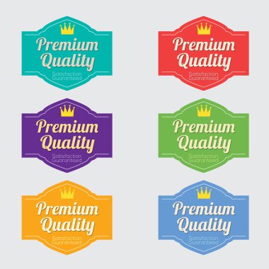 retro vintage etiket kümesi