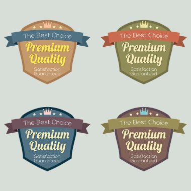 retro vintage etiket kümesi