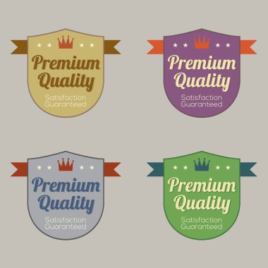 retro vintage etiket kümesi