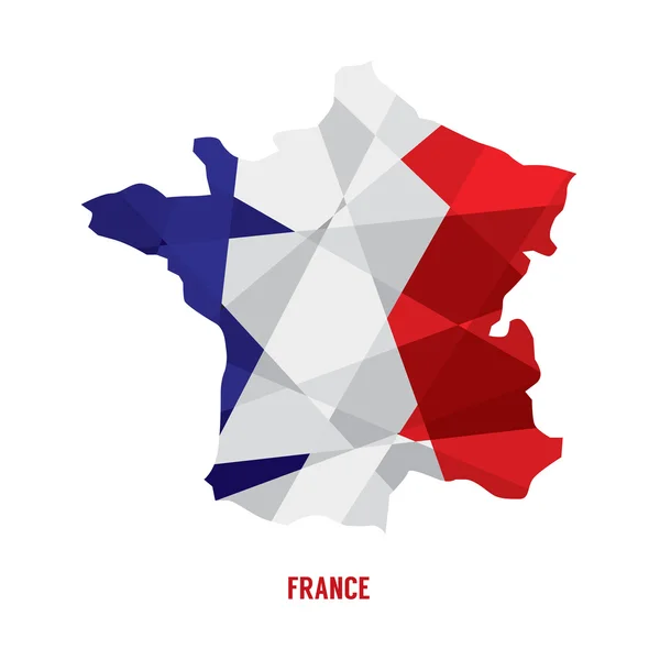 Carte de France Illustration vectorielle — Image vectorielle