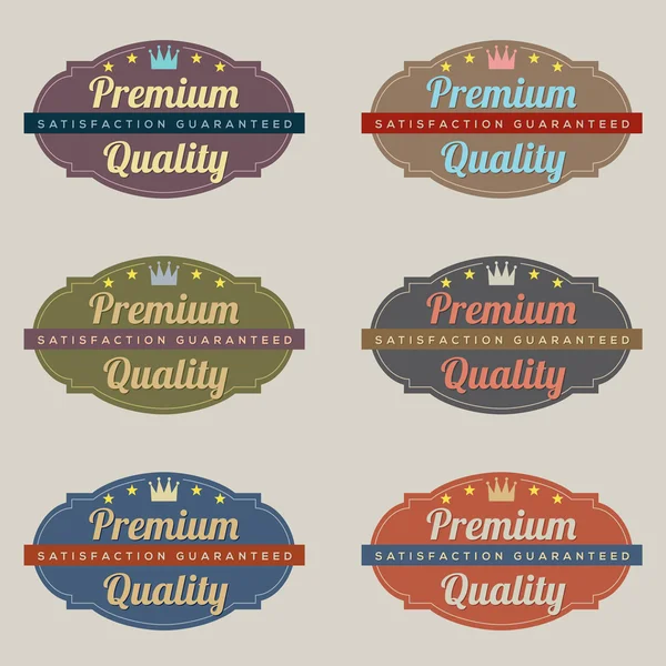 Set of Vintage Retro Labels — Stock Vector