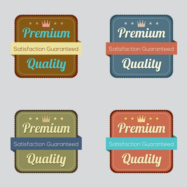 Set of Vintage Retro Labels — Stock Vector