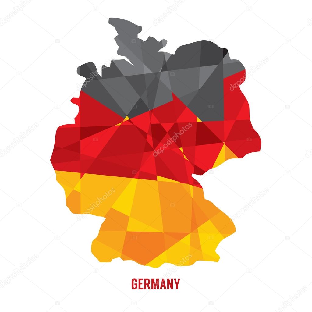 Map of Germany Vector Illustration