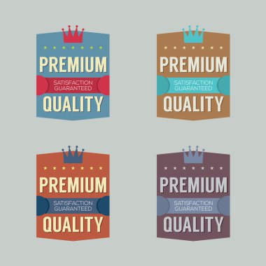 retro vintage rozet kümesi