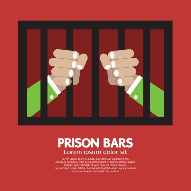 Prison Barlar grafik vektör çizim
