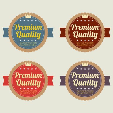 retro vintage rozet kümesi