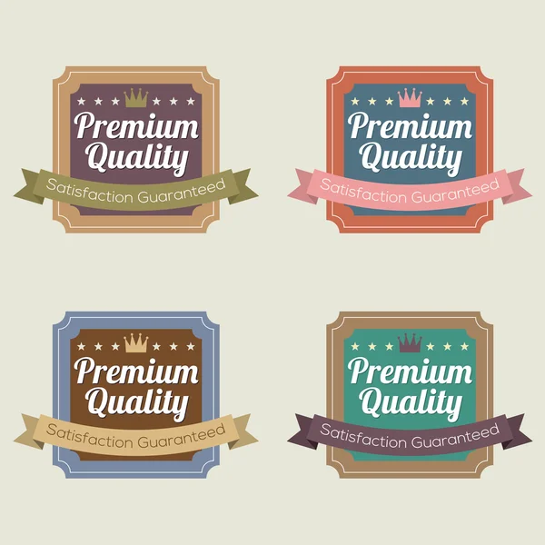 Set of Vintage Retro Badge — Stock Vector