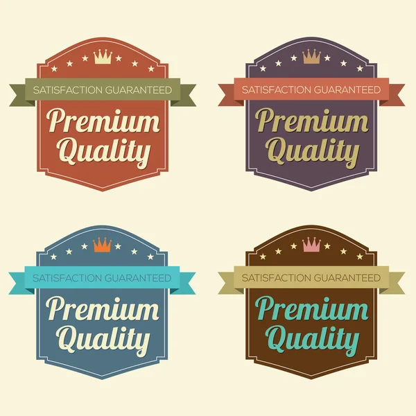 Set of Vintage Retro Badge — Stock Vector