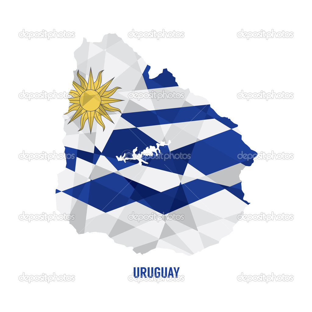 Map of Uruguay Vector Illustration