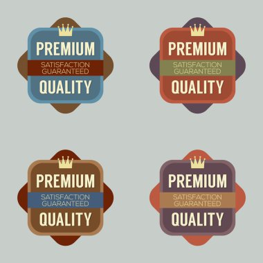 retro vintage rozet kümesi