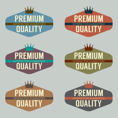 retro vintage rozet kümesi