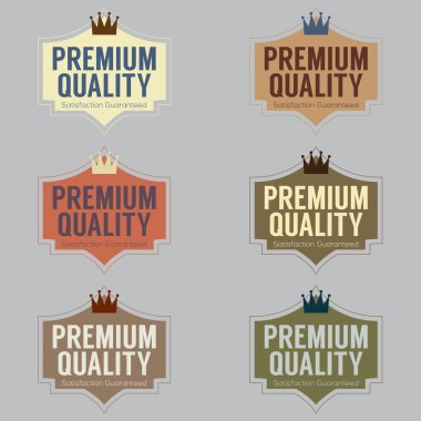 retro vintage rozet kümesi