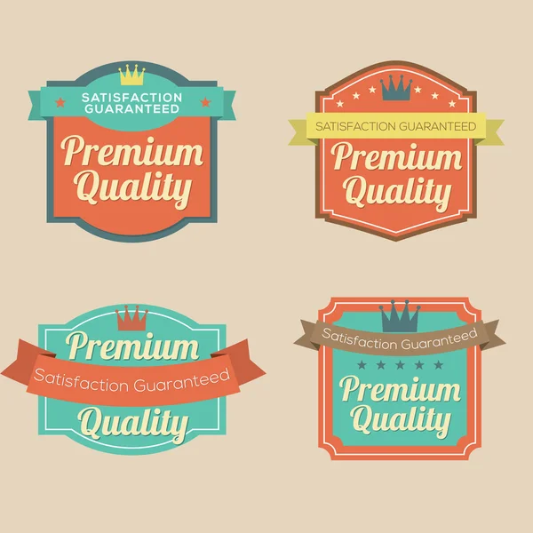 retro vintage rozet kümesi