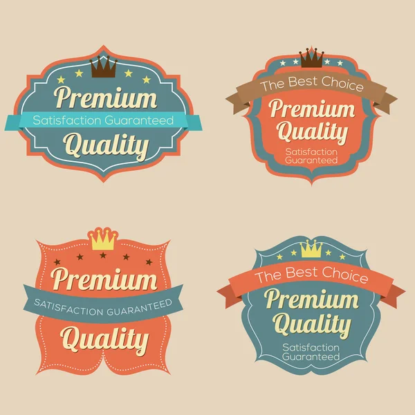 retro vintage rozet kümesi