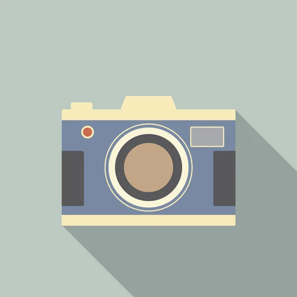 Современный дизайн Vintage Camera Vector Illustration — стоковый вектор