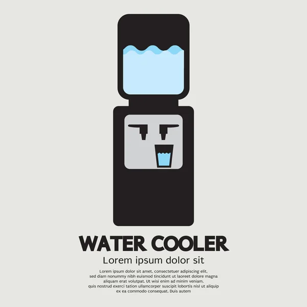 Water Cooler Graphic Vector Illustration — Stock Vector