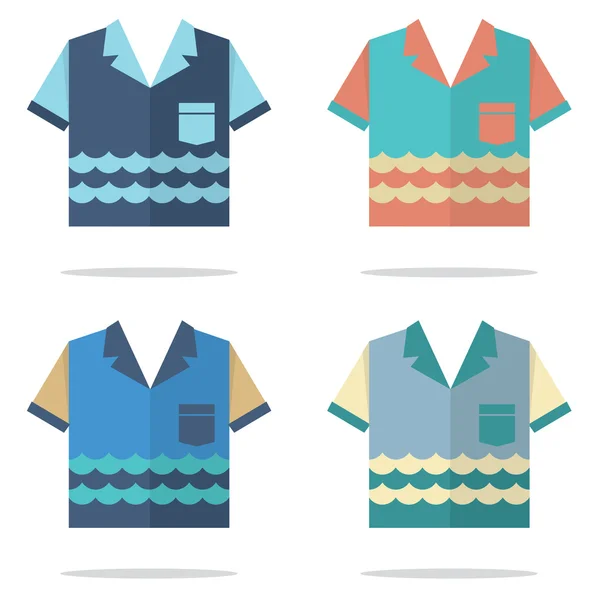 Camisas para homens Vector Ilustração — Vetor de Stock