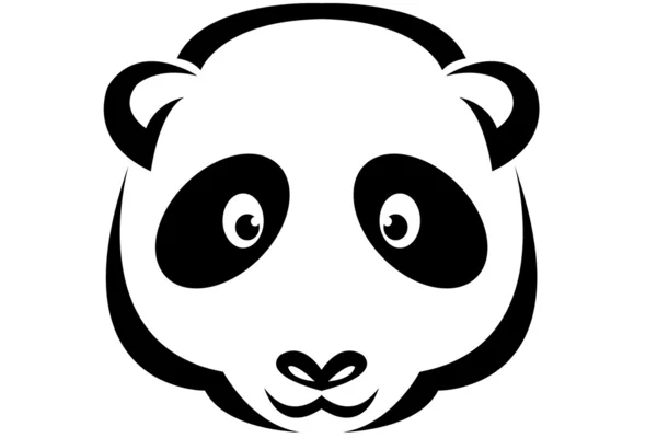 Panda graphique — Image vectorielle