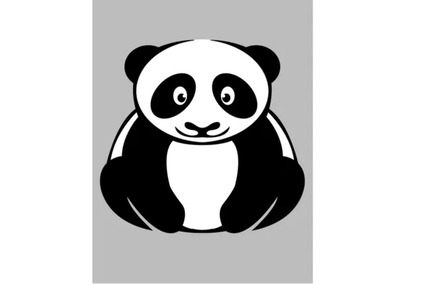 Mignon panda — Image vectorielle