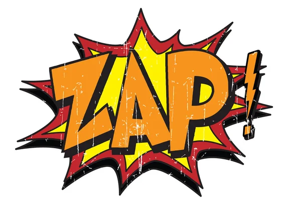 Fumetto Zap — Vettoriale Stock