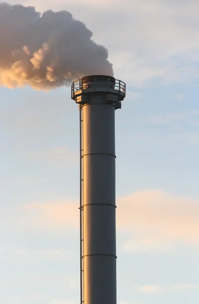 Fabriken skorsten — Stockfoto