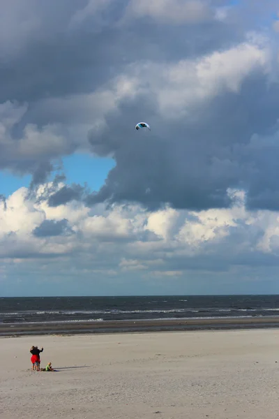 Noordzee-strand — Stockfoto