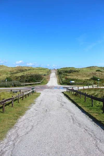 Weg aan het strand — Stockfoto