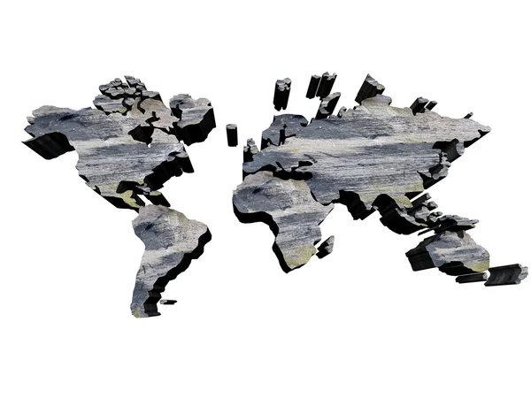 A világ térképe — Stock Fotó