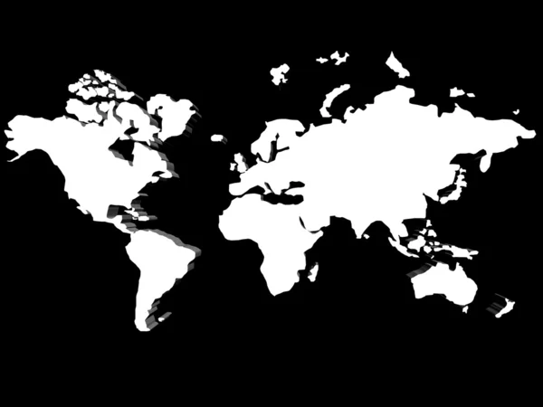 Mapa del mundo — Foto de Stock