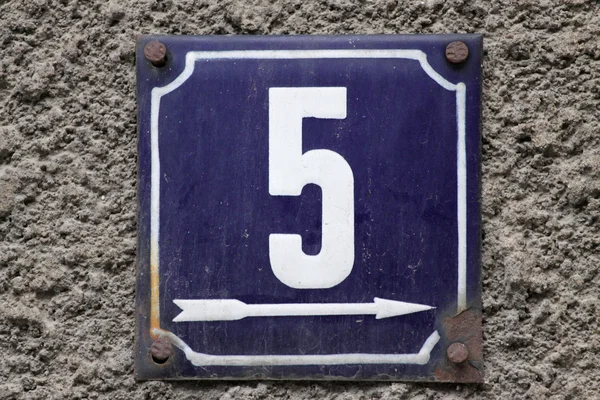 Numer 5 — Zdjęcie stockowe