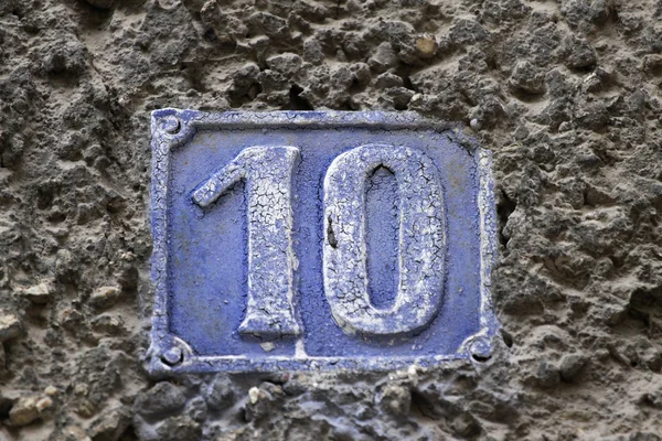 Número 10 — Fotografia de Stock