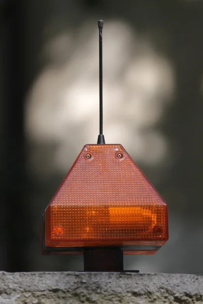 Sarı sinyal ışık siren — Stok fotoğraf
