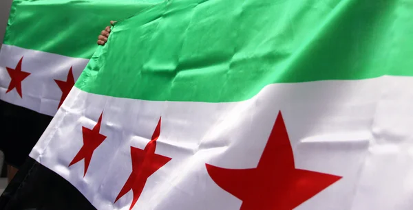 Gratis Syrien syriska flaggor — Stockfoto