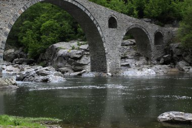 Old stone bridge clipart