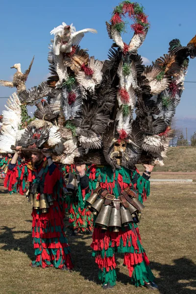 Elin Pelin Bulgaria February 2022 Masquerade Festival Elin Pelin Bulgaria — 图库照片